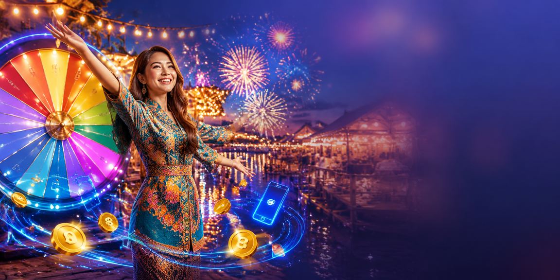 Cabutan bertuah Malaysia dengan corak batik di platform pn16